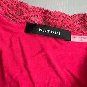 Natori Fuchsia Lace Accent  Nightdress, size XS